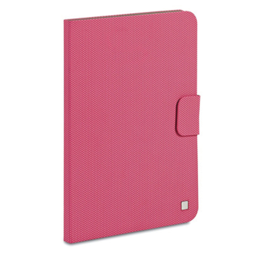 Verbatim 98415 iPad Air Folio Case Pink Micro Suede Lining Non-Slip Texture Image 1