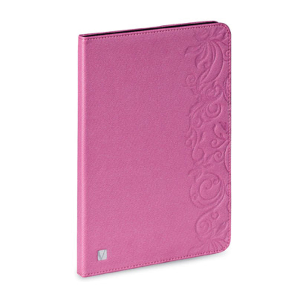 Verbatim 98528 iPad Air Folio Case Pink Floral Cover Image 1