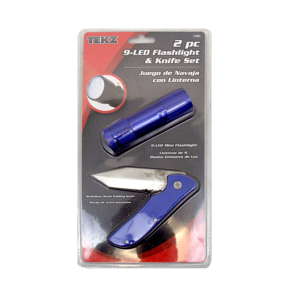 Titan Tools 17051 Mini LED Flashlight & Stainless Steel Folding Image 1