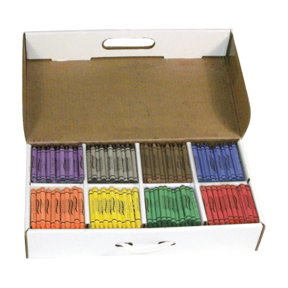 Dixon Ticonderoga DIX32340 Crayons Master Pack 8 Colors - 400 Total Image 1