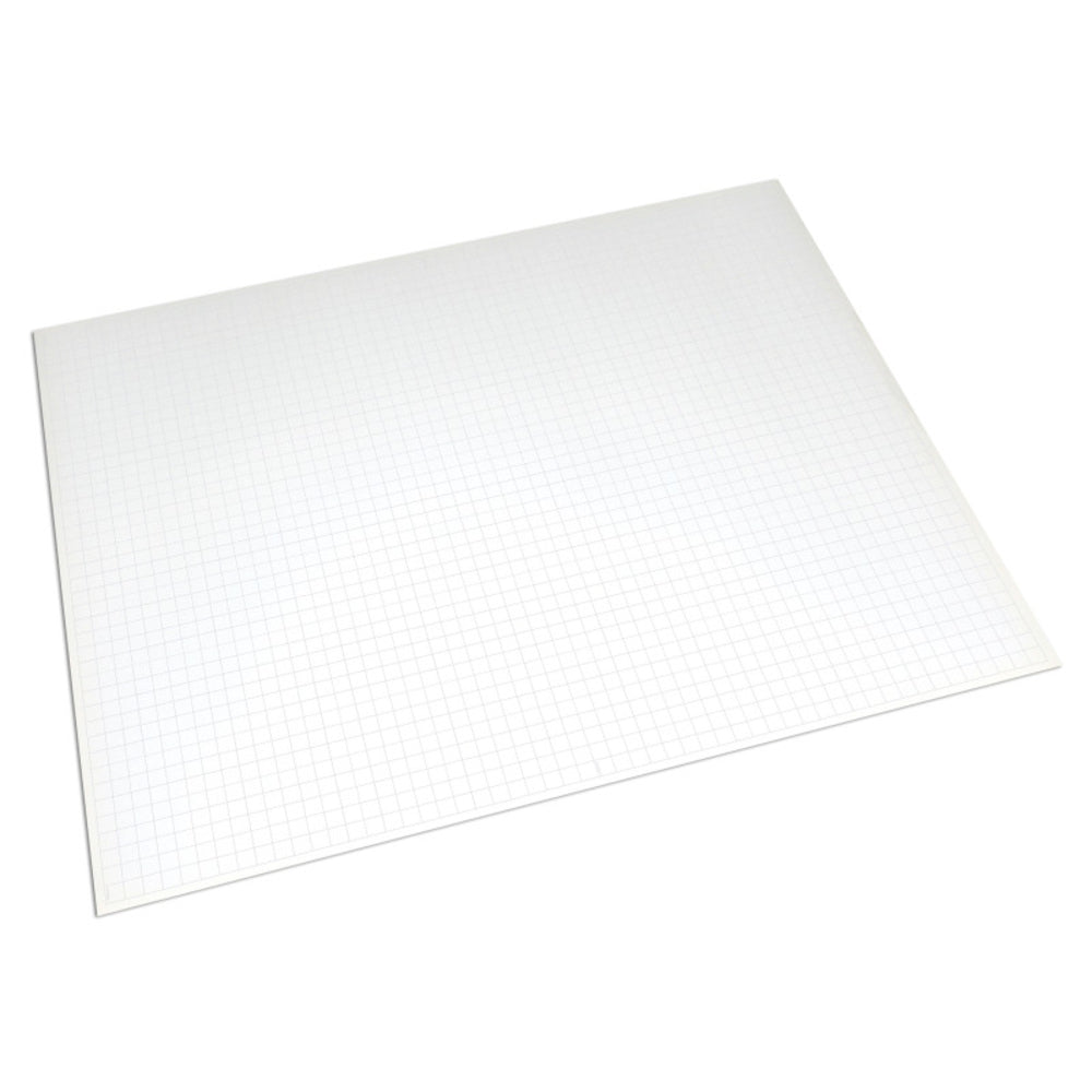 Dixon PACCAR12006 Poster Board White 22" X 28" 25 Sheets with Ghostline Grid Image 1