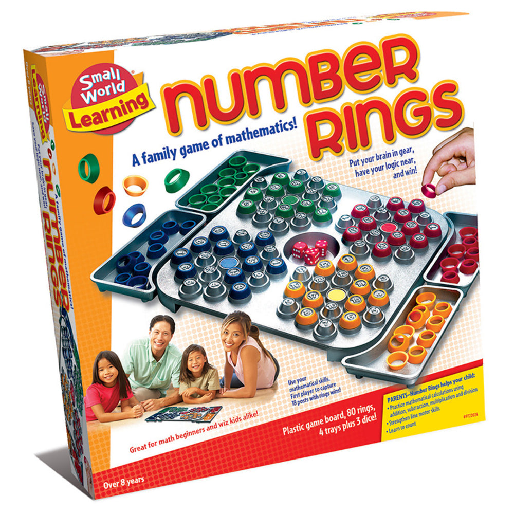 Small World Toys SWT9722024 Number Rings Mathematics Game Image 1