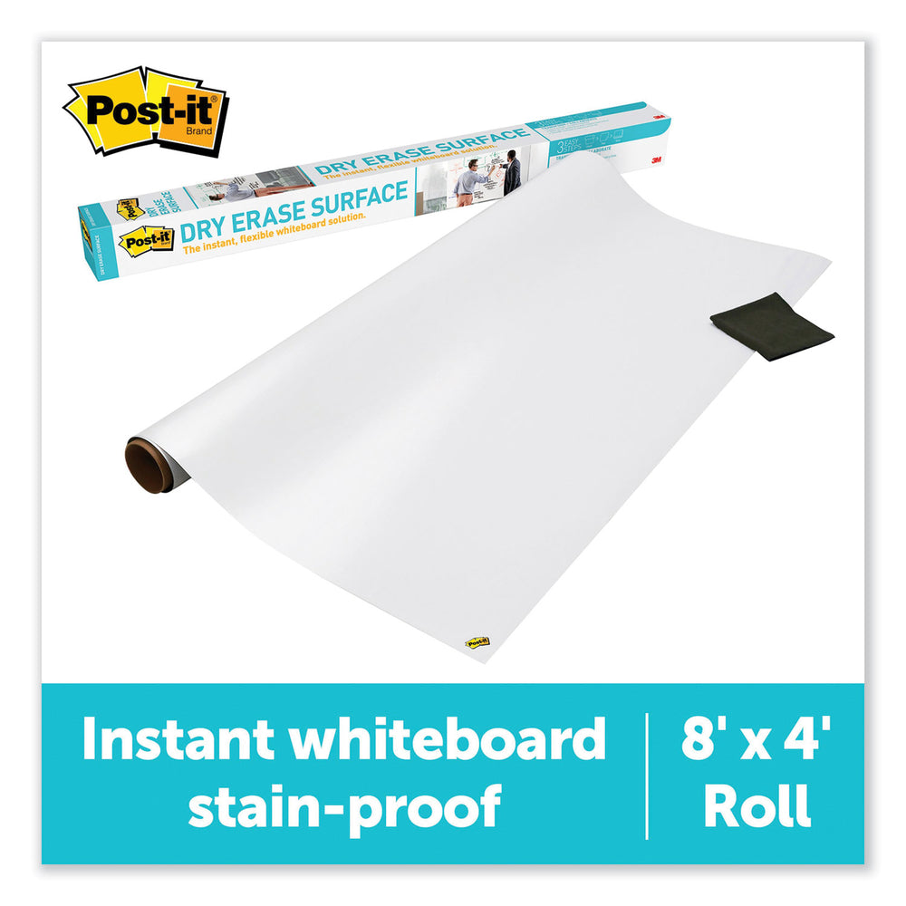 3M Display Materials And Syste Def8X4 Post-It Dry Erase Surface 8Ft X 4Ft Image 1