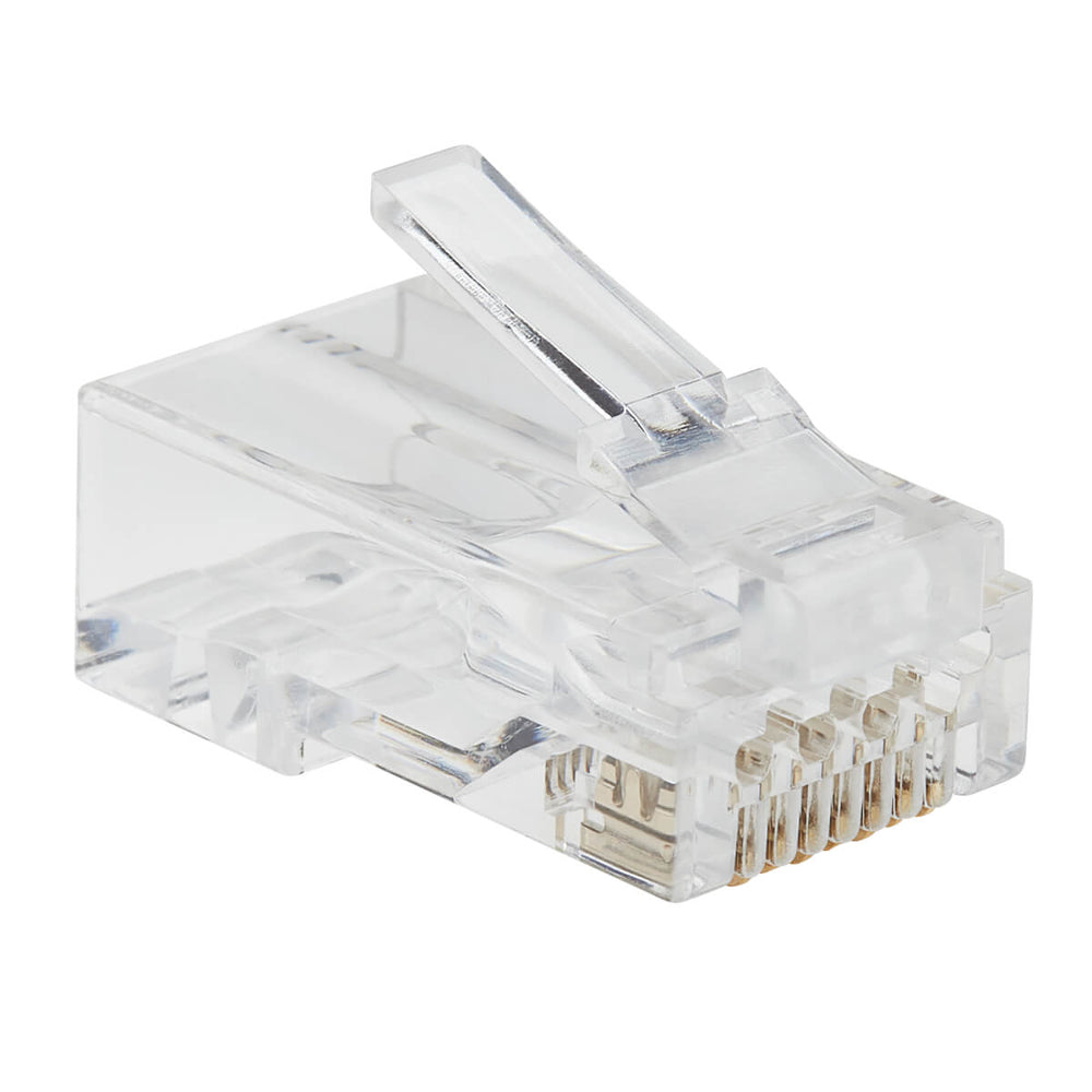 Tripp Lite N232-100-UTP 100Pk CAT6 RJ45 Pass-Through FTP Ethernet Connectors Image 1