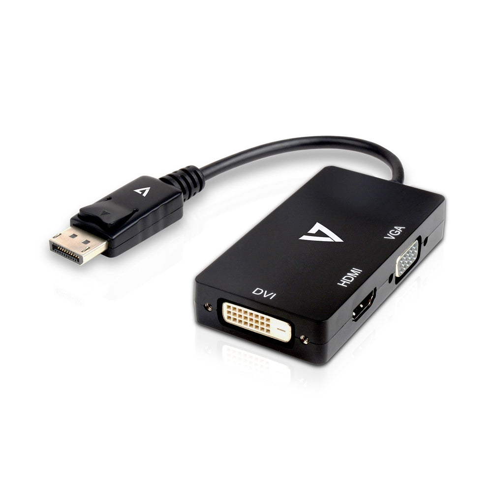 V7-Cables V7Dp-Vgadvihdmi-1E Displayport Multi Video Adapter Hdmi 1.4 Dvi-D Vga Image 1