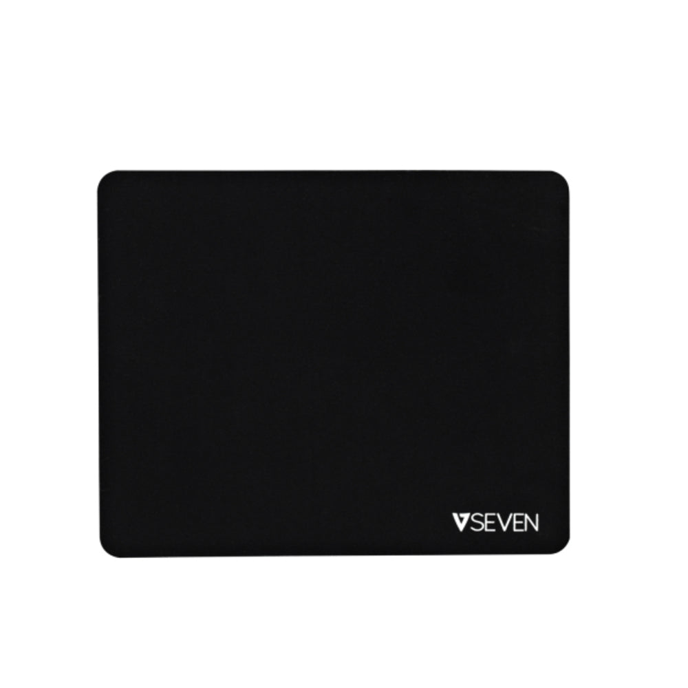 V7 MP02BLK Antimicrobial Mouse Pad - Black, 9x7in (220x180mm) Image 1