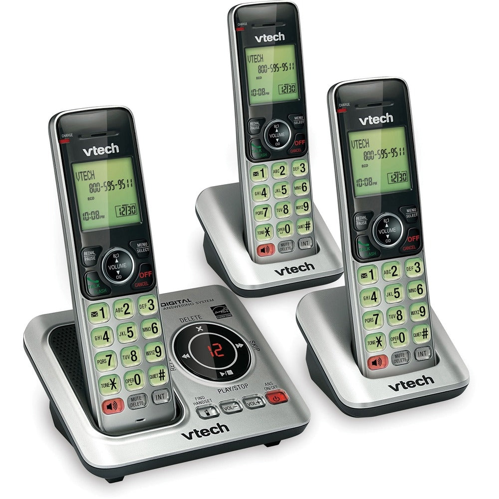 Vtech Cs6629-3 Cordless Digital Answering System with 2 Handsets Image 1