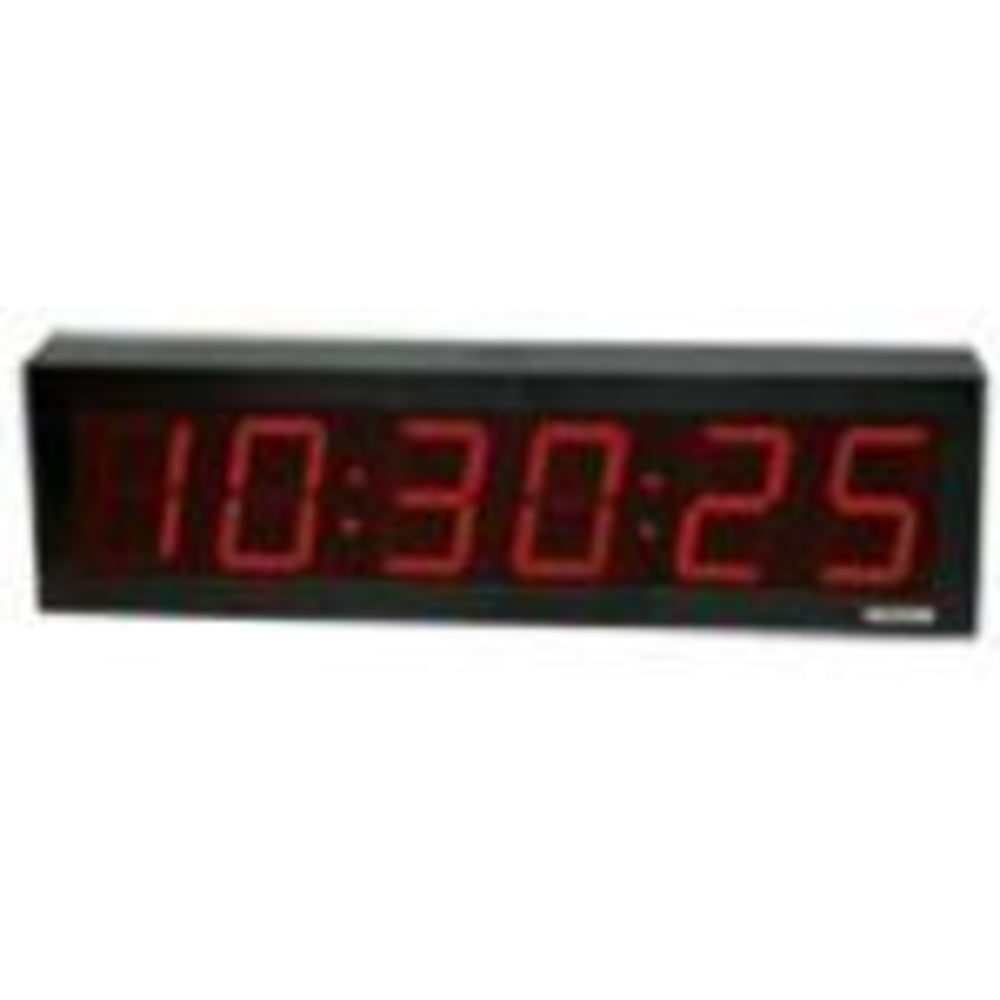 Valcom VIP-D640A IP POE Clock, 6 Digit, 4 Inch Display Image 1