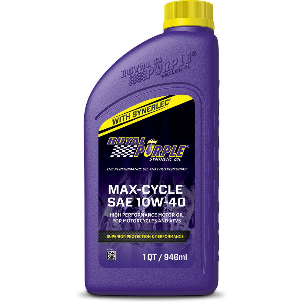 Royal Purple 01315 Max Cycle 10W40 Qt Btle - Motorcycle Oil Image 1