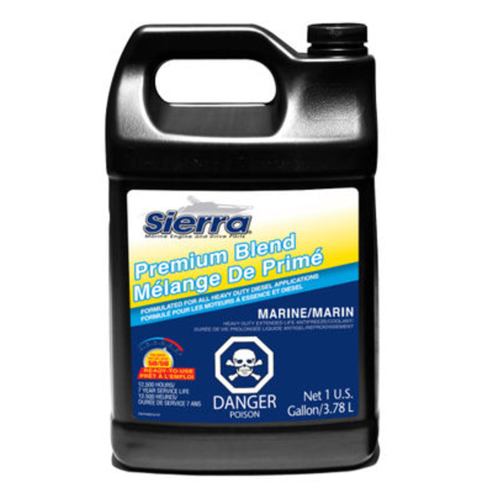 SierraMarine 18-9340C Extended Life Coolant/An - 50-50 Pre-Mix, Yellow Image 1