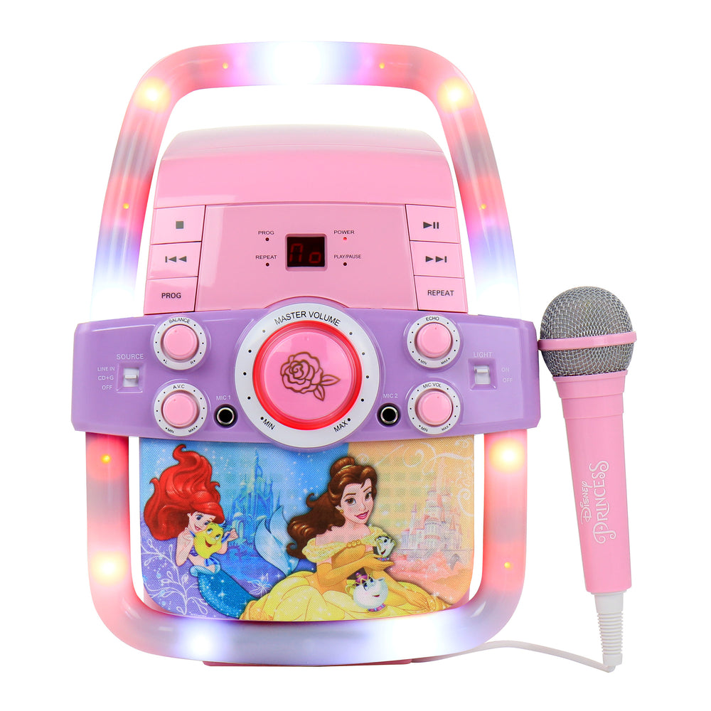 Disney Ko2-03005 Princess Fairy Tale Karaoke Machine with Microphone Image 1