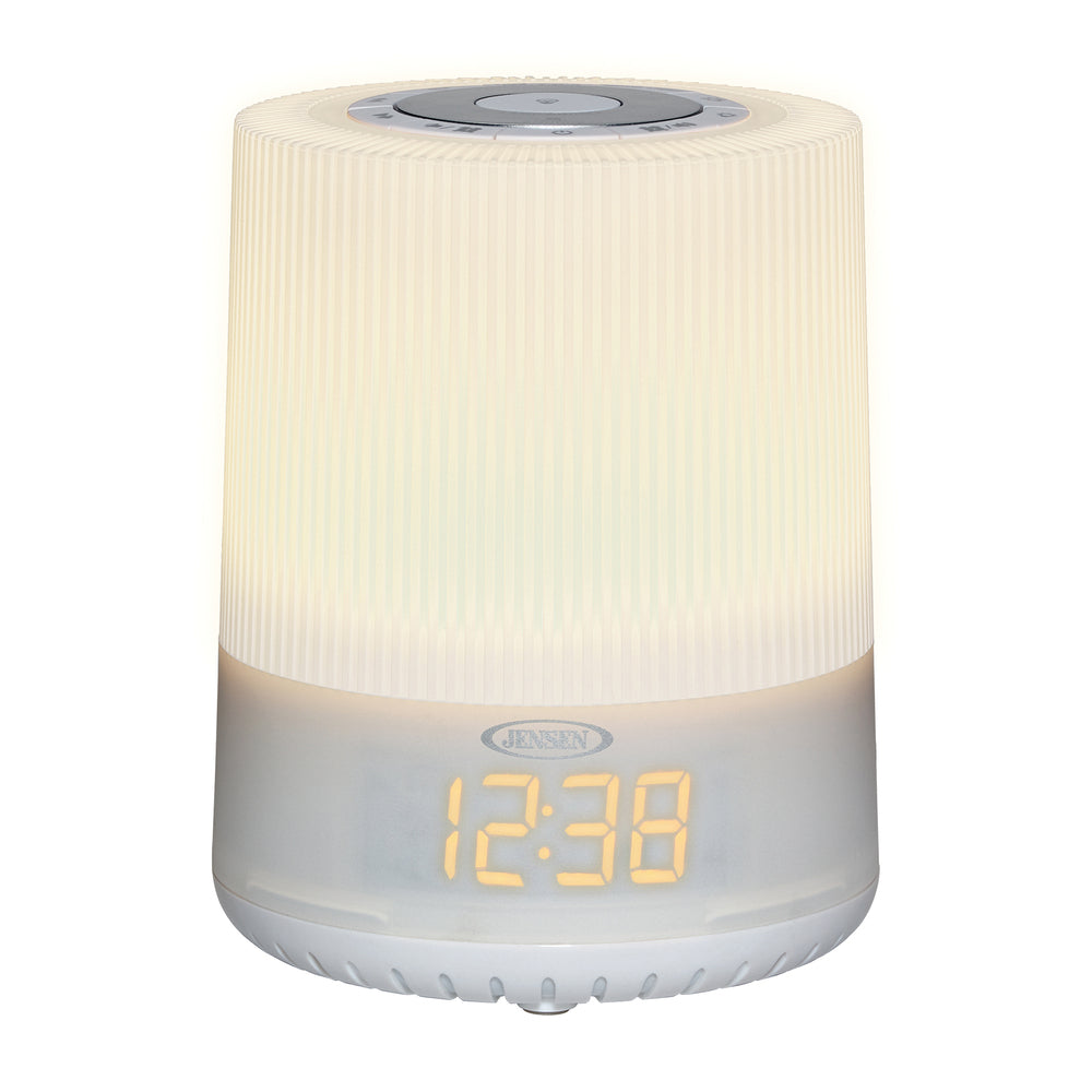Jensen Jcr-360 Mood Lamp Digital Dual Alarm Clock Radio Image 1