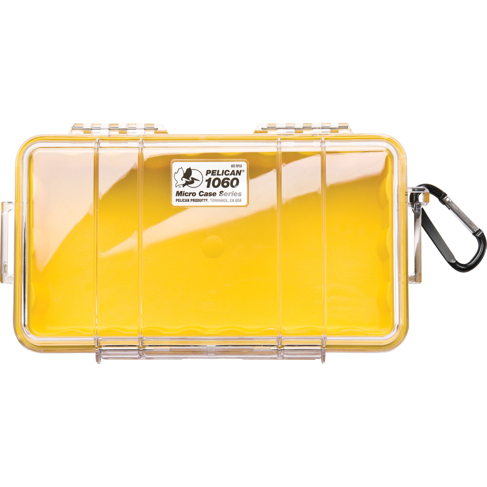 Pelican 1060-027-100 Micro Case - Yellow Clear Image 1