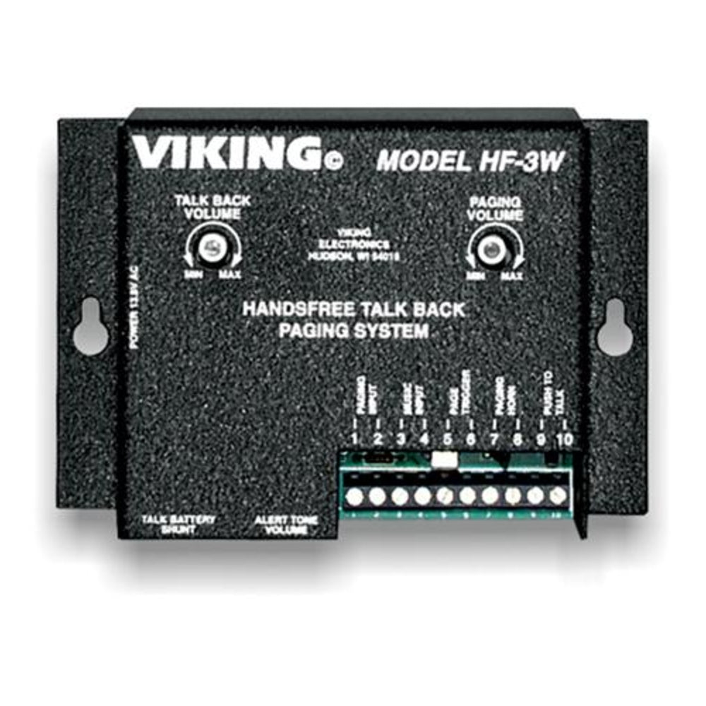 Viking HF-2W-C Handsfree Talk-Back Paging Amplifier Image 1