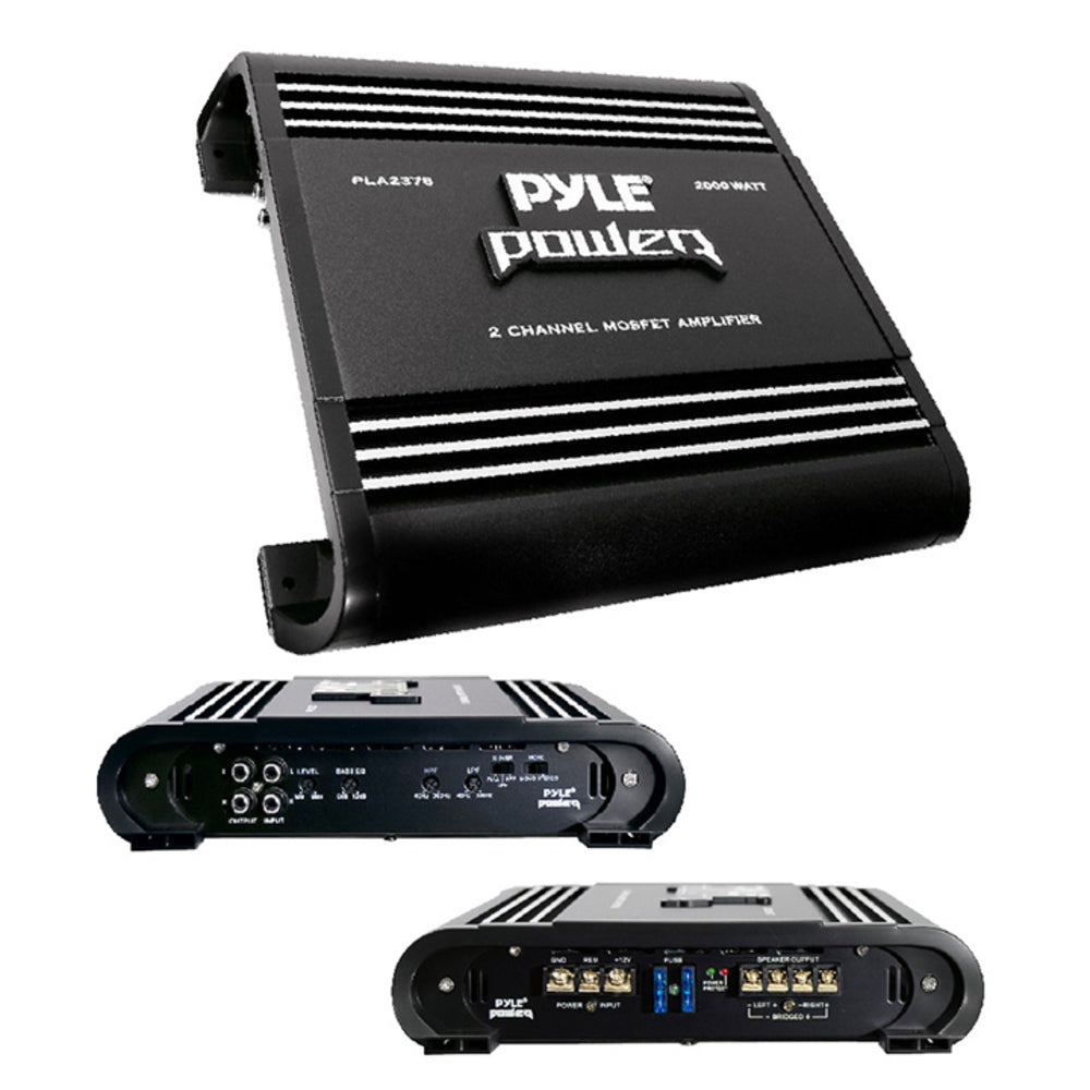 Pyle PLA2378 audio amplifier 2.0 channels Car Black Image 1