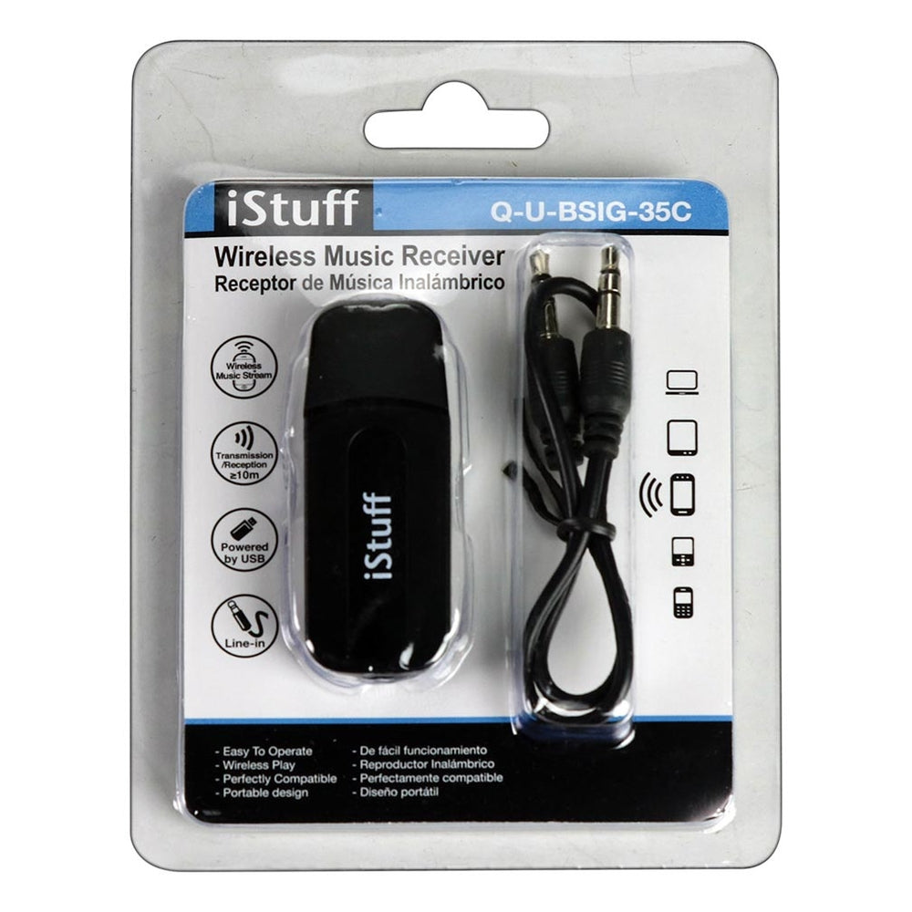 Nippon Q-UBSIG-30 iStuff USB BT Dongle Wireless Music Receiver Image 1