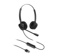 Fanvil - HT302-U USB Dual Headset, Dual mic Noise Reduction, HD Audio, All-Day Comfort
