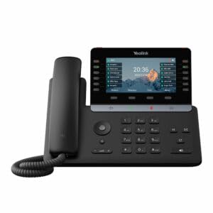 Yealink SIP-T85W – 1301220 - Wi-Fi IP Phone - 16 SIP Accounts - 5.5-inch Color LCD Display - Dual-Port Gigabit Ethernet, PoE, Power Adapter Not Included