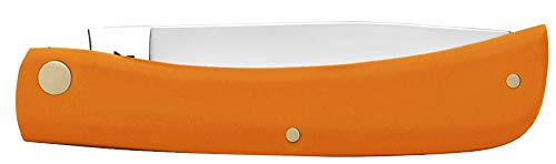 Case WR XX Pocket Knife Orange Synthetic Sod Buster Jr Item #80502 - (4137 SS) - Length Closed: 3 5/8 Inches