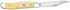 Case WR XX Pocket Knife Yellow Synthetic Peanut Cv Item #030 - (3220 Cv) - Length Closed: 2 7/8 Inches
