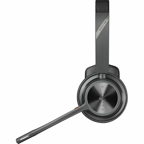 Poly - Voyager 4310 UC Wireless Headset (Plantronics) - Single-Ear Headset w/Mic - Connect to PC/Mac via USB-A Bluetooth Adapter, Cell Phone via Bluetooth - Works with Teams (Certified), Zoom & More