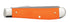Case WR XX Pocket Knife Orange Synthetic Mini Trapper Item #80505 - (4207 SS) - Length Closed: 3 1/2 Inches