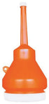 WirthCo - B-692B 32105 Funnel King Orange Capped Funnel - 1 Pint Capacity