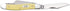 Case XX WR Pocket Knife Yellow Synthetic Medium Stockman SS Item #80035 - (3318 SS) - Length Closed: 3 5/8 Inches
