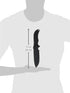 Schrade SCHF36CP Frontier 10.4in High Carbon Steel Full Tang Fixed Blade Knife with 5in Drop Point and TPE Handle for Outdoor Survival, Camping and Bushcraft