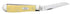 Case WR XX Pocket Knife Yellow Synthetic Mini Trapper SS Item #80029 - (3207 SS) - Length Closed: 3 1/2 Inches