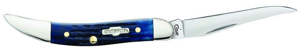 Case WR XX Pocket Knife Navy Blue Small Texas Toothpick Item #2804 - (610096 SS) - Length Closed: 3 Inches