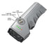 Maxxeon MXN04040 - SearchPoint® SHIFTER Rechargeable Handheld Flashlight - STEEL