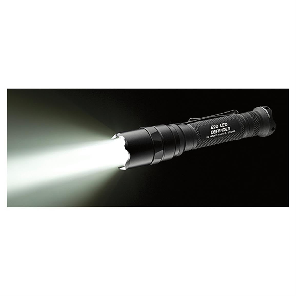 SureFire E2D Defender Ultra Dual-Output 1000 Lumen Tactical Flashlight, Black