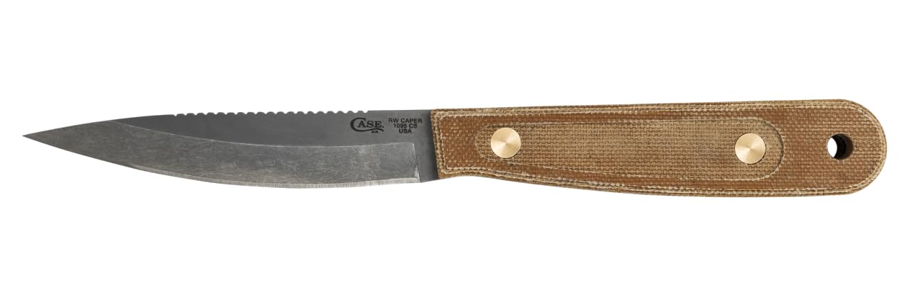 Case Cutlery CA50629: Welker Caper Natural Micarta