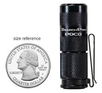 MAXXEON MXN00390 - Flashlight Keychain, SearchPoint Poco, Rechargeable, USB-C, 2' x 0.75' x 0.75'