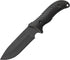 Schrade SCHF36CP Frontier 10.4in High Carbon Steel Full Tang Fixed Blade Knife with 5in Drop Point and TPE Handle for Outdoor Survival, Camping and Bushcraft