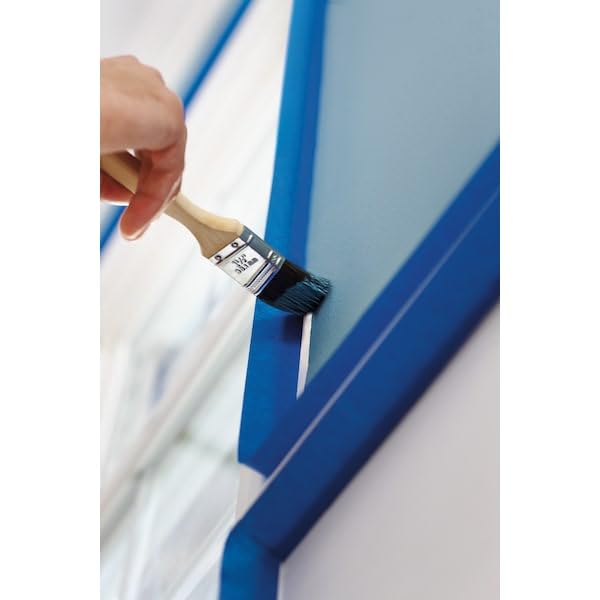 Shurtape CP 27 14-Day ShurRELEASE Painter's Tape, Multi-Surface, Use as Social Distancing Tape, 18mm x 55m, Blue, 1 Roll (202871)