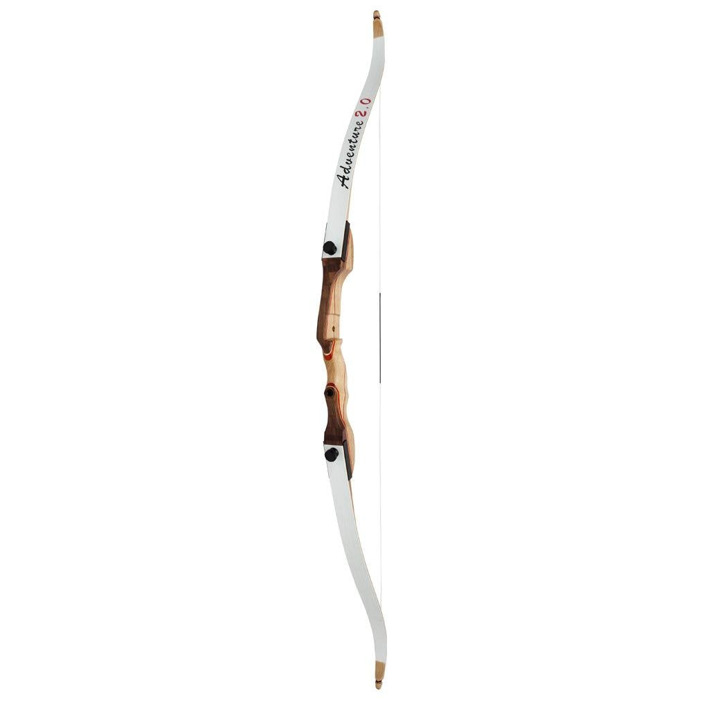Octobeer Mountain Adventure 2.0 Recurve Bow 68 in. (White, Right Hand, 34, Pounds)