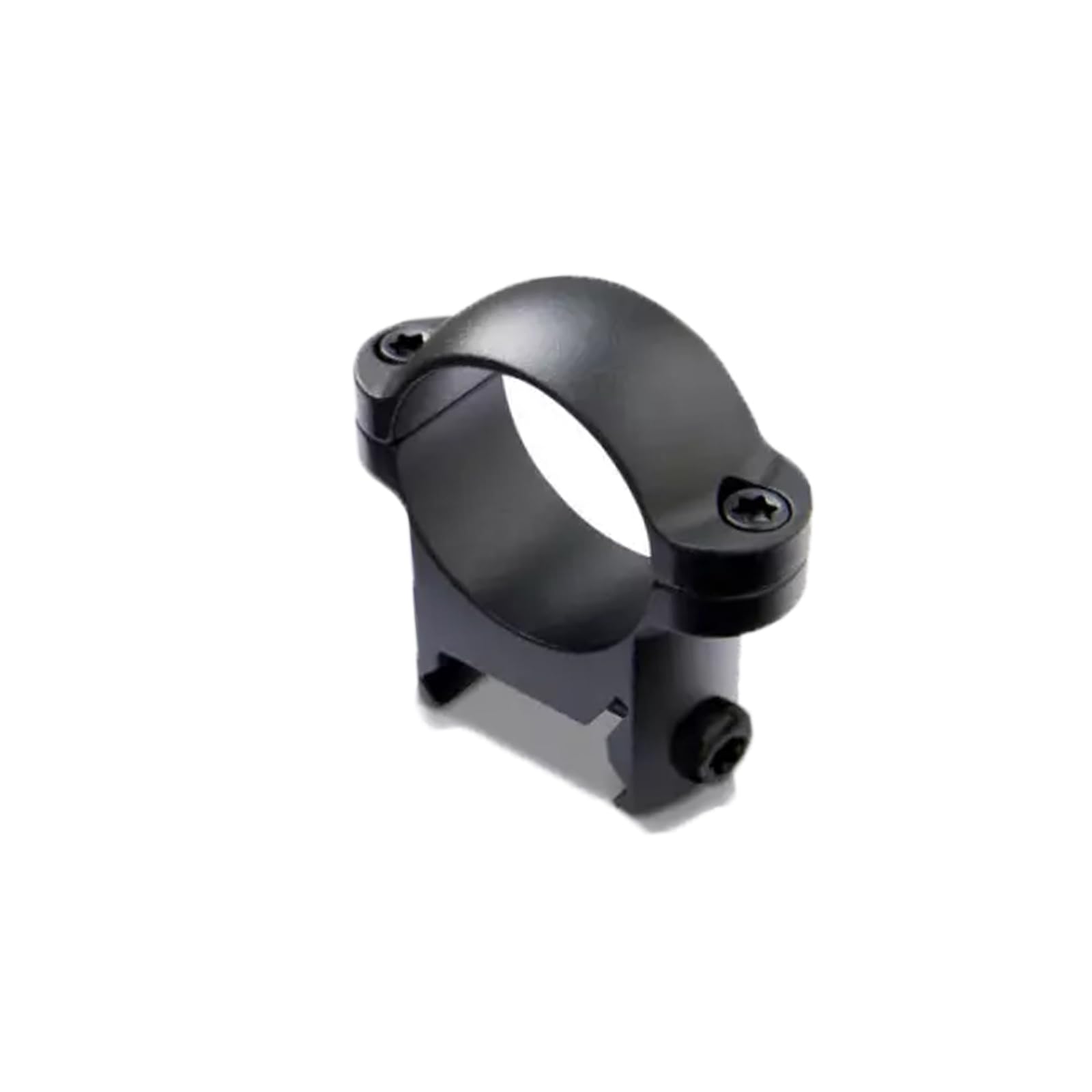 BURRIS Zee Weaver-Style Solid Steel Secure Reliable Durable Optic Mounting Rings - 1 inch; Medium; Black Matte; Usual