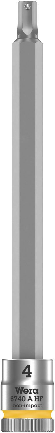 Wera 05003345001 8740 A HF 1 Zyklop bit socket set with holding function, 1/4" drive, 5 pieces