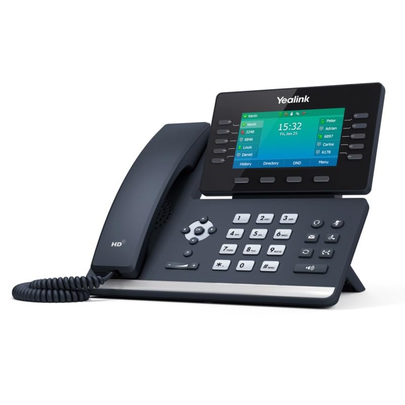 Yealink T54W IP Phone - Power Adapters Included