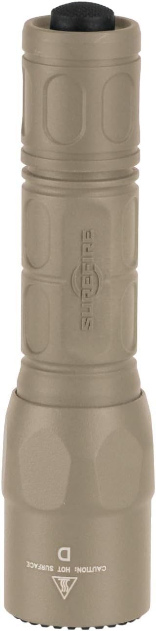 SureFire G2X Pro Dual-Output LED Flashlight with click switch, Desert Tan, Small