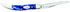 Case WR XX Pocket Knife Small Texas Toothpick Sparxx Blue Pearl Kirinite Item #23437 - (1010096 SS) - Length Closed: 3 Inches