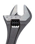 Bahco BAH8069RUS 4" SAE Adjustable Industrial Black Finish Wrench, Slim Tapered Jaws for Accessibility and Strength, Measurement Scale, and Precision Hardened, Anti-Corrosion Treated