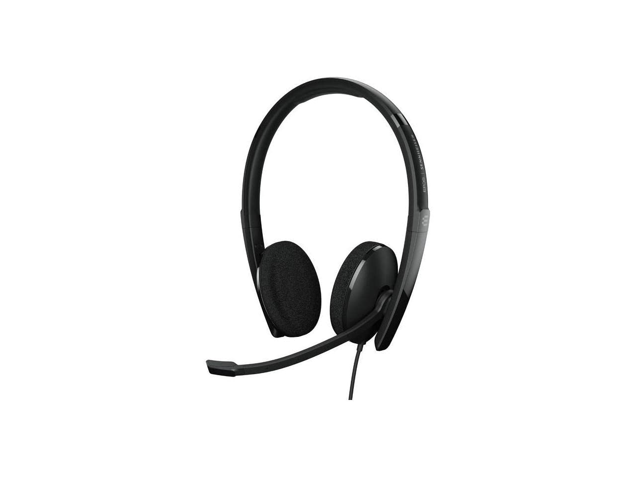 EPOS Adapt 160T USB II - Wired, Double-Sided Headset – USB Connectivity, MS Teams Certified, UC Optimized – Superior Stereo Sound - Enhanced Comfort - Call Control - Black