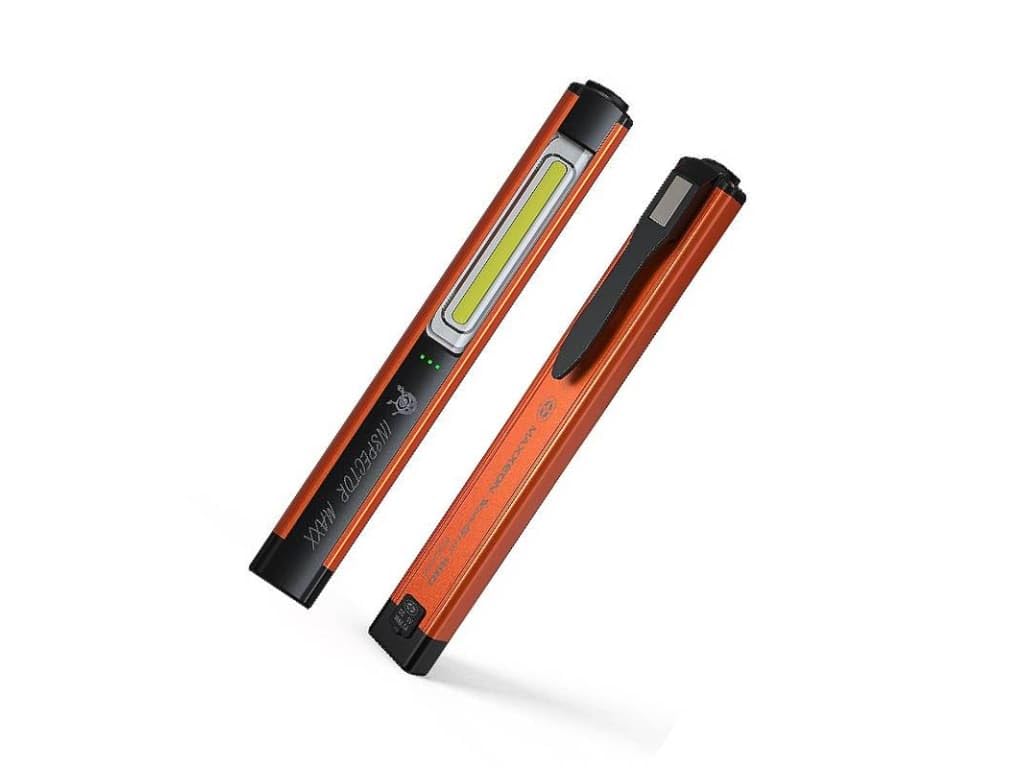 MAXXEON MXN00440 Inspector MAXX, USB Rechargeable Combo Industrial Light & Penlight, 250 Lumens