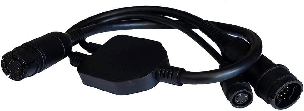Raymarine Axiom RealVision to 25-Pin RealVision & 7-Pin Embedded Transducers Adapter Y-Cable