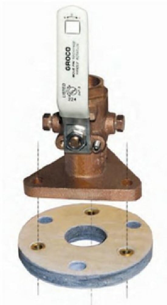 GROCO Backing Block f/3/4 & 1" Seacocks