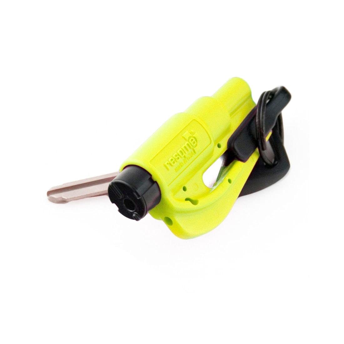 resqme 98730 2-in-1 Safety Tool in Keyring, Yellow – 1 Unit
