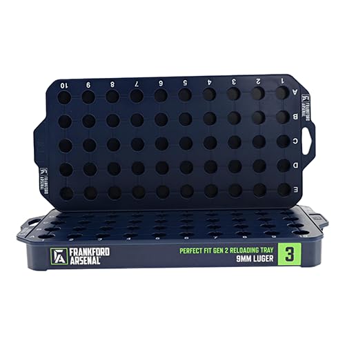 Frankford Arsenal Perfect Fit Reloading Tray for Convenient 50 Round Brass Storage, #3